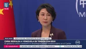 China respalda a Venezuela en tensión con EEUU
