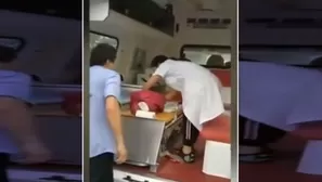 China: beb&eacute; sobrevive milagrosamente tras ser lanzada por su padre por acantilado. (Foto: Captura/Video: Canal N)