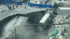 China: calle en Shanghái colapsa por obras del metro subterráneo