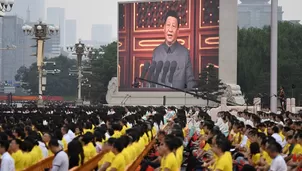 China celebra con una masiva ceremonia los 100 años del Partido Comunista. Foto: 