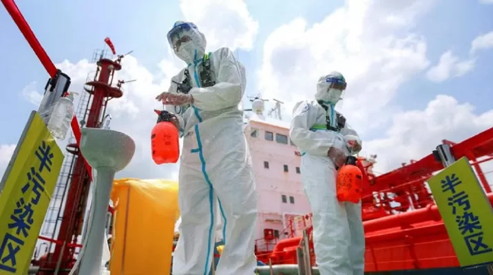 China cierra parcialmente uno de los principales puertos del mundo debido a un caso de COVID-19. Foto referencial: AFP China cierra parcialmente uno de los principales puertos del mundo debido a un caso de COVID-19. Foto referencial: AFP