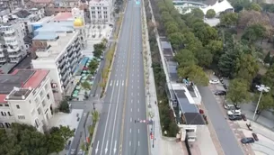 China: Drone recorre calles de Wuhan, una ciudad fantasma tras la propagación del coronavirus. Foto y video: AFP