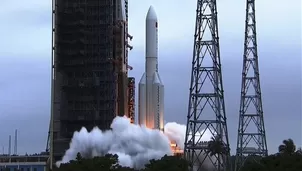 China lanza el primer módulo de su estación espacial. Foto y video: AFP