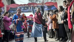 En China celebran el inicio del Año Nuevo Lunar. Foto: AFP