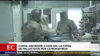 China: Se eleva a 2000 la cifra de muertos por el coronavirus. América Noticias