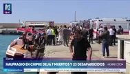 Chipre: naufragio deja 7 muertos y desaparecidos