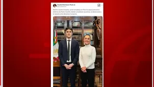 Sheinbaum se reunió con abogado de Pedro Castillo. Foto y video: América Noticias