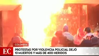 Protestas en Colombia contra la violencia policial. Video: América