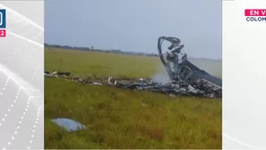 Miembros de la FF. AA. colombiana fallecieron en accidente aéreo. Foto y video: Canal N