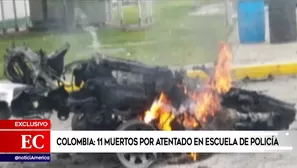 Ataque en Colombia. Foto: captura de TV