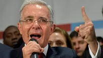 Álvaro Uribe, expresidente colombiano. Foto: AFP