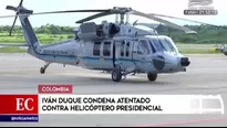 Colombia: Atacaron a tiros el helicóptero en el que viajaba el presidente Iván Duque. Video: América