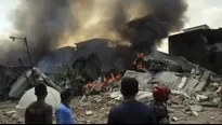 Colombia: caída de avión sobre varias casas deja 7 muertos. Foto: @soyactualidad/Video: @dicifugu 