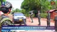Colombia: choque entre guerrillas dejó al menos 50 muertos