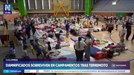 Colombia: damnificados sobreviven en campamentos tras terremoto