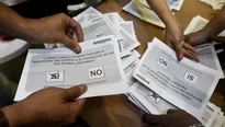 Cerca de 35 millones de colombianos fueron llamados hoy a las urnas en el plebiscito sobre el acuerdo de paz. (Vía: AFP)