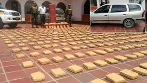 Colombia: Polic&iacute;a decomisa 300 kilos de marihuana en ata&uacute;d.  Foto: Panorama