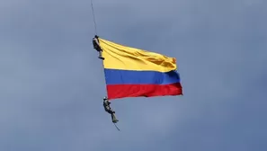 Colombia: dos militares murieron al caer de un helicóptero. Foto: EFE/Video: Canal N