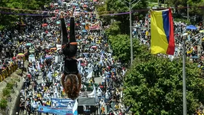 Colombia: Gobierno de Iván Duque llama a un diálogo con "todos los sectores" tras 9 días de protestas. Foto: AFP