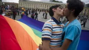 Activistas LGTB. (V&iacute;a: AFP)