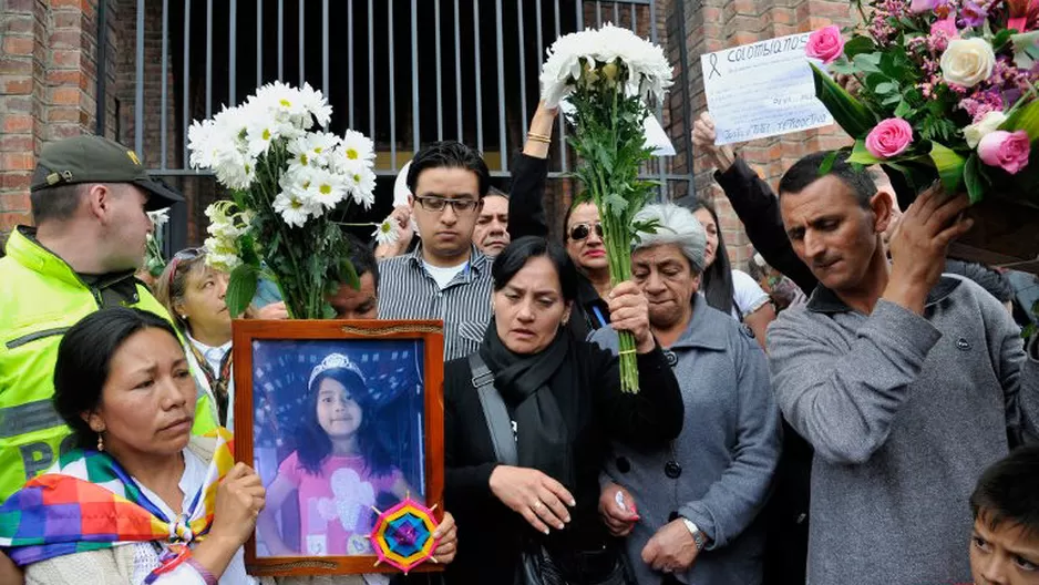 El sepelio de Yuliana Andrea Samboni / Foto de AFP