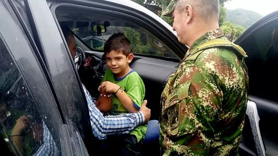 El secuestro del ni&ntilde;o, que fue perpetrado por dos hombres armados el pasado 3 de octubre cuando llegaba a su colegio, gener&oacute; el rechazo un&aacute;nime de Colombia. (Foto: EFE)