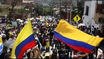 Colombia: Miles de manifestantes en varias ciudades protestan contra el gobierno de Iván Duque. Foto referencial: AFP