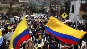 Colombia: Miles de manifestantes en varias ciudades protestan contra el gobierno de Iván Duque. Foto referencial: AFP