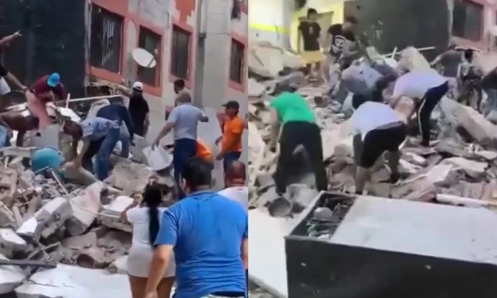 Colombia: Un muerto y heridos tras derrumbe de edificio