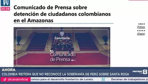 Comunicado de la Cancillería de Colombia