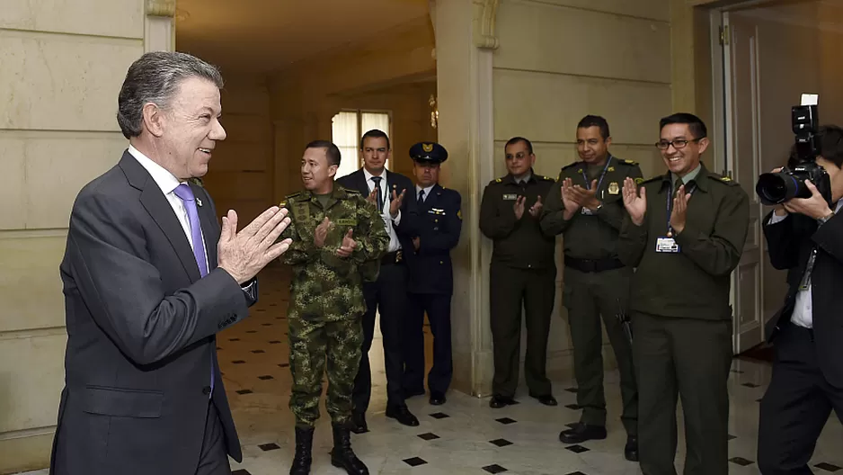 Juan Manuel Santos. Foto: AFP