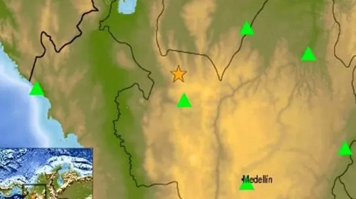 Sismo en Colombia. Foto: Servicio Geológico Colombiano Sismo en Colombia. Foto: Servicio Geológico Colombiano