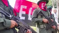 Guerrilla ELN en Colombia. Imagen: AFP