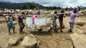 Avalancha dejó decenas de muertos en Mocoa, Colombia. Foto: AFP