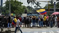 Colombia: Cientos marchan contra gobierno de Iván Duque. Foto: AFP