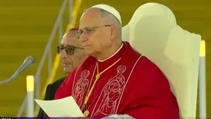 Con un marco de más de 40 mil asistentes, el papa León XIV lideró una multitudinaria vigilia de oración en el Estadio Olímpico de Barcelona. Video: Canal N