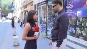 El sujeto fue detenido tras la agresión a la periodista española Isa Balado / Canal Cuatro