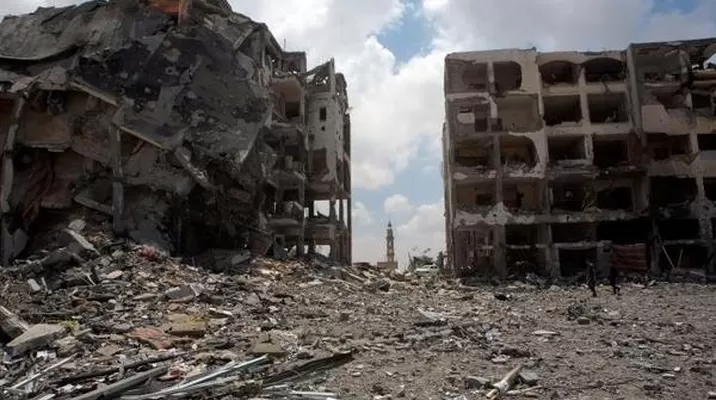 La ciudad de Gaza. La ciudad de Gaza.