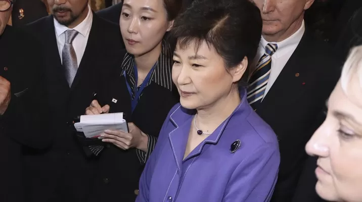Park Geun-Hye, expresidenta de Corea del Sur. Foto: AFP Park Geun-Hye, expresidenta de Corea del Sur. Foto: AFP