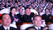 Ri Sol-ju y Kim Jong-un. Foto: AFP