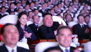 Ri Sol-ju y Kim Jong-un. Foto: AFP