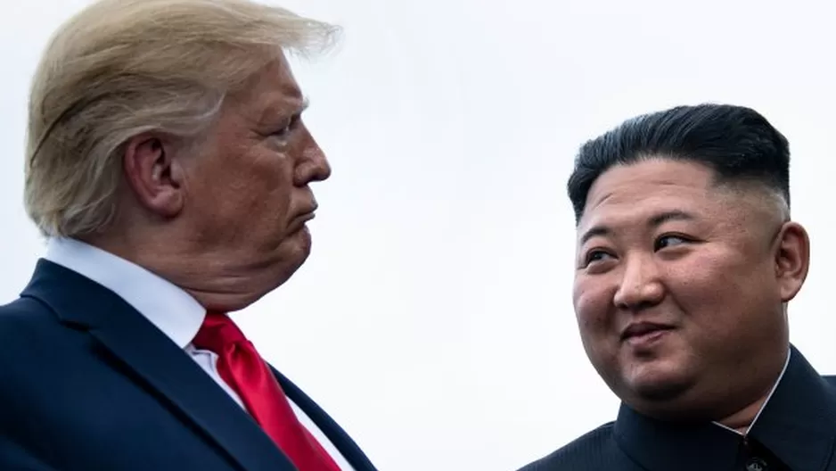 Donald Trump y Kim Jong-un. Foto: AFP