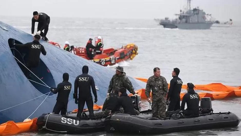 Corea del Sur: Aún hay 97 desaparecidos por hundimiento del ferry Sewol