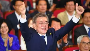 Moon Jae-In fue elegido presidente en Corea del Sur. Foto y video: AFP