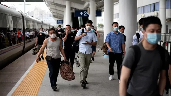 Coronavirus en China. Foto: AFP referencial