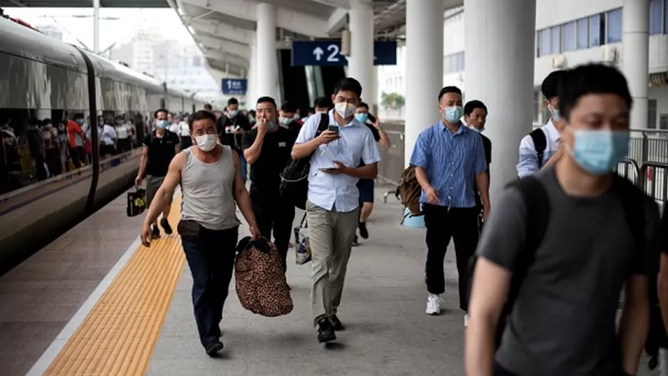 Coronavirus en China. Foto: AFP referencial