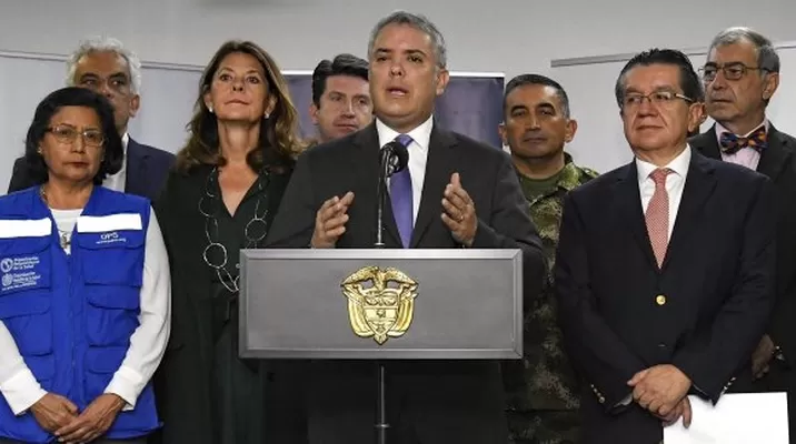 Iván Duque, presidente de Colombia. Foto: AFP Iván Duque, presidente de Colombia. Foto: AFP