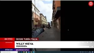 Ocurrió en Turín. Foto: América TV