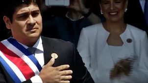 Carlos Alvarado asumió presidencia de Costa Rica. Video: AFP