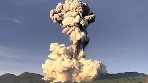 Costa Rica: Erupción de volcán Rincón de la Vieja genera columna de humo de dos kilómetros de altura. Foto y video: AFP